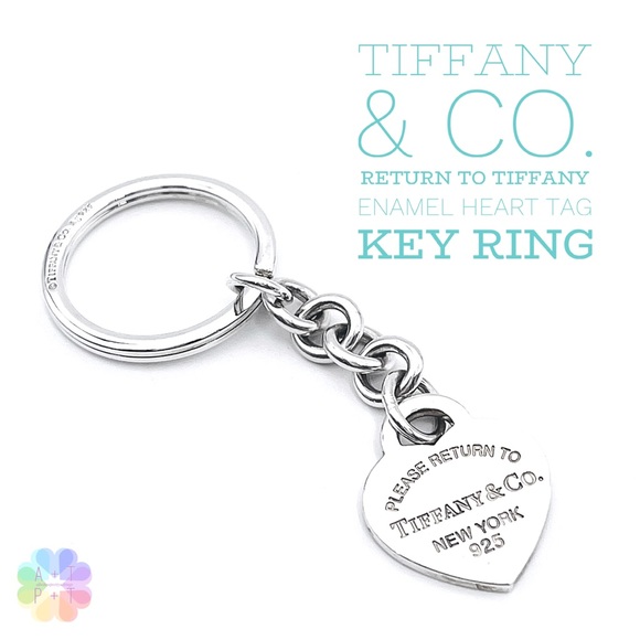 Tiffany & Co. Return to Tiffany Heart Key Ring - Picture 1 of 8